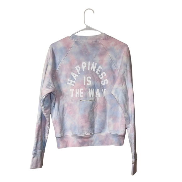 Spiritual gangster tie dye sweatshirt sweater happiness crewneck small hippie - Picture 7 of 9